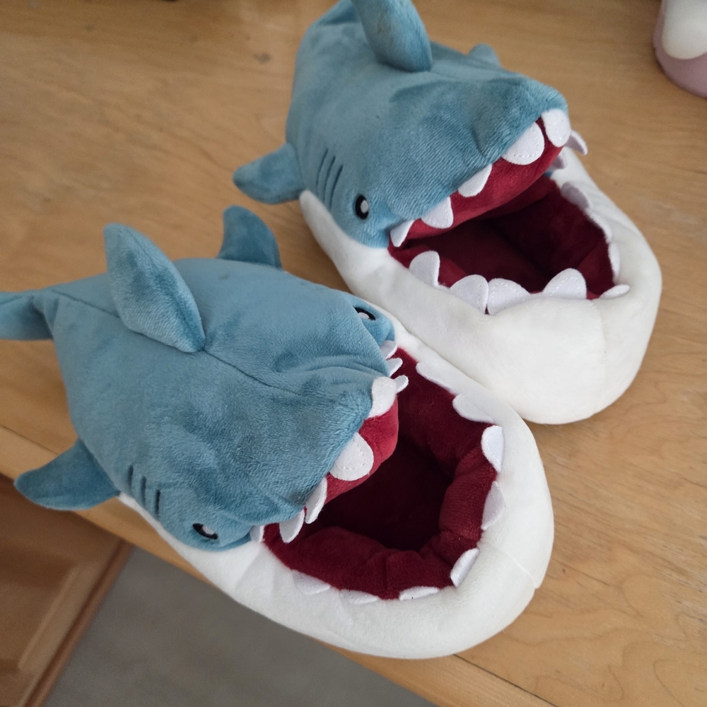 Shark Plush Slippers